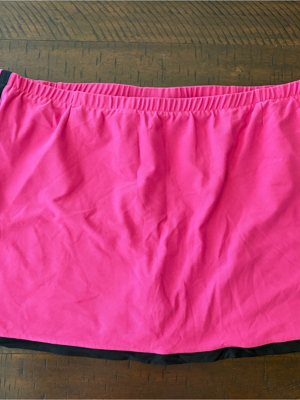 Nike Hot Pink Tennis Skirt with Black Hem